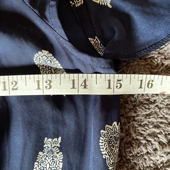 Cupcakes and Cashmere Dress Blue White “Velina” Women’s Sz: 0 (XS) - Picture 10 of 12